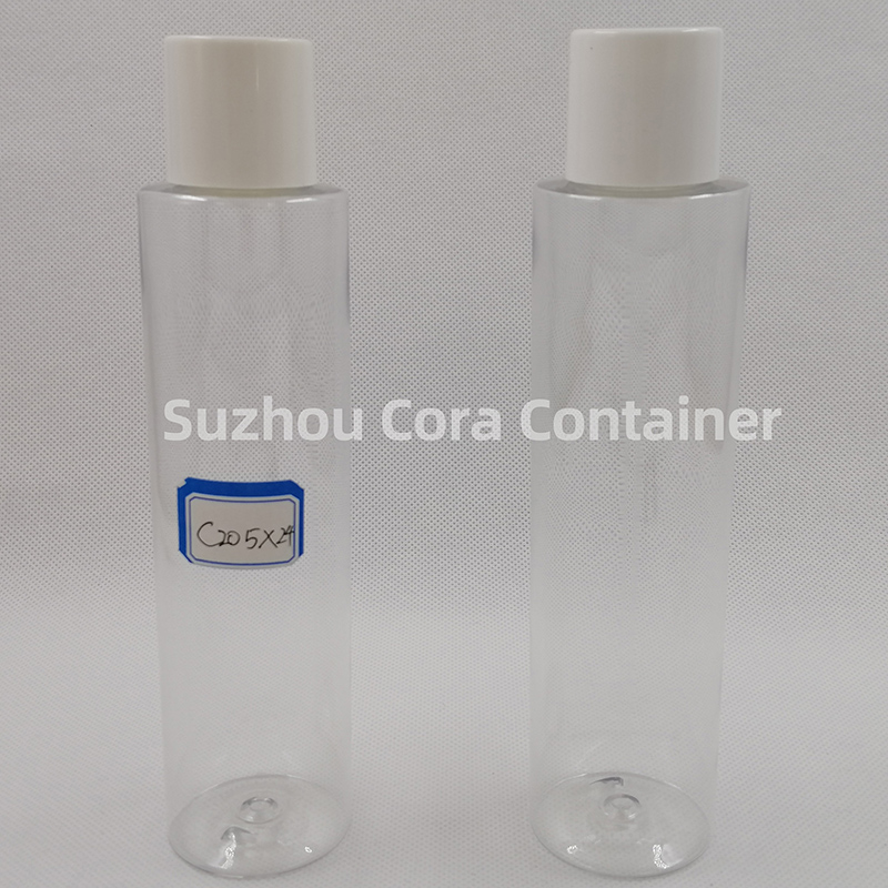 205ml Neck Size 24mm Pet Plastic Cosmetic Bottal