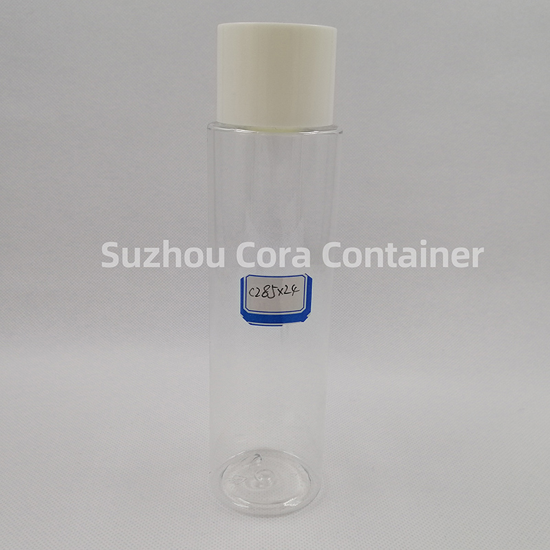 285ml Nyak mérete 24mm Pet Műanyag Kozmetikai palack csavaró kupakkal